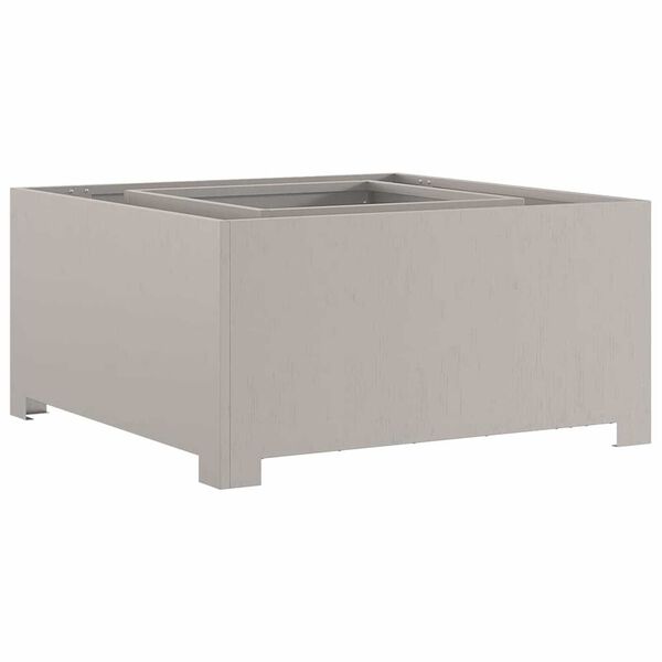 vidaXL Lõkkekoht Pruun 80 x 80 x 40 cm Kulunud teras