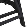 vidaXL Aia lõõgastusmööbel 3 pcs Must 38 x 38 x 46cm Polyethylene