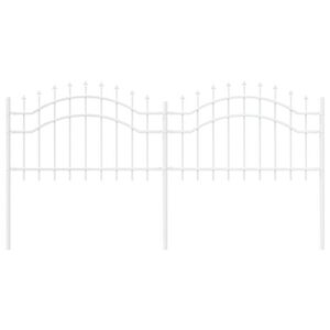 vidaXL Aiandus aiapaneel Valge 240 x 115 cm Pulbervärvitud Teras