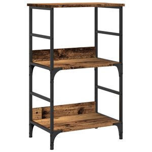vidaXL raamatukapp Vana puit 50x33x82 cm Engineered Wood