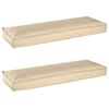 vidaXL Pallet padjakomplekt 2 pcs Beež 120 x 40 x 8 cm Oxfordi kangas
