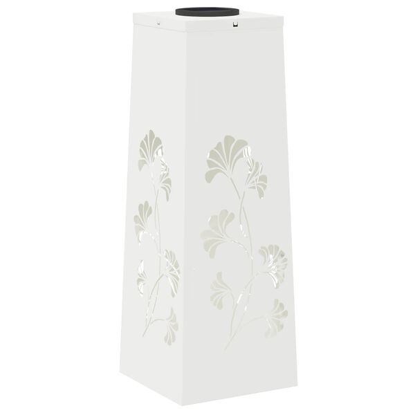 vidaXL P&auml;ikese LED k&auml;igutee tuli 2 pcs Valge K&uuml;lmvaltsitud teras