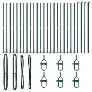 vidaXL Aiapost Muu 26 pcs Hall 3,2 x 3,2 x 68,5 cm Teras