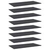 vidaXL riiuliplaadid 8 tk, hall, 80x20x1,5 cm, puitlaastplaat