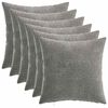 vidaXL Diivanipadi 6 tk HEERLEN Tumehall 40 x 40 cm &Scaron;en&uuml;&uuml;lfabric