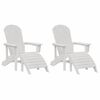 vidaXL Aia tool 2 pcs Valge 83 x 74 x 92 cm Polyethylene