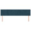 vidaXL voodipeatsid, tumesinine, 200x5x78/88 cm, samet