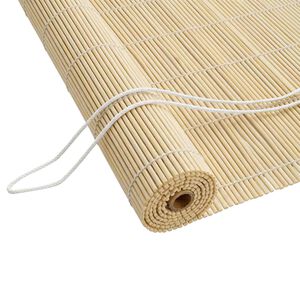 vidaXL Rulookardin Naturaalne 60 x 220 cm Bambus
