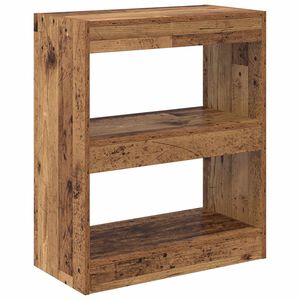 vidaXL Raamaturiiul Vana puit 60 x 30 x 72 cm Tehispuit