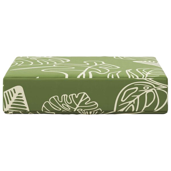 vidaXL Aia istepadjake Roheline Lehed 40 x 40 x 8 cm 100% Pol&uuml;ester