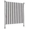 vidaXL V&auml;lis Rulli Kardin Anthracite ja valge 100 x 270 cm