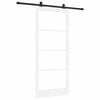 vidaXL Libisev uks ORKDAL Valge ja must 93 x 211 cm