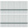 vidaXL Aiapost 44 pcs Roheline 100 cm Teras