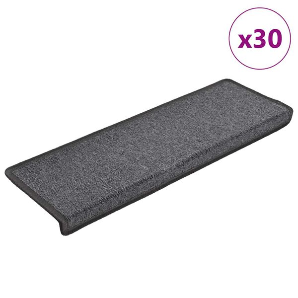 vidaXL trepimatid 30 tk 65 x 21 x 4 cm tumehall ristk&uuml;likukujuline serv