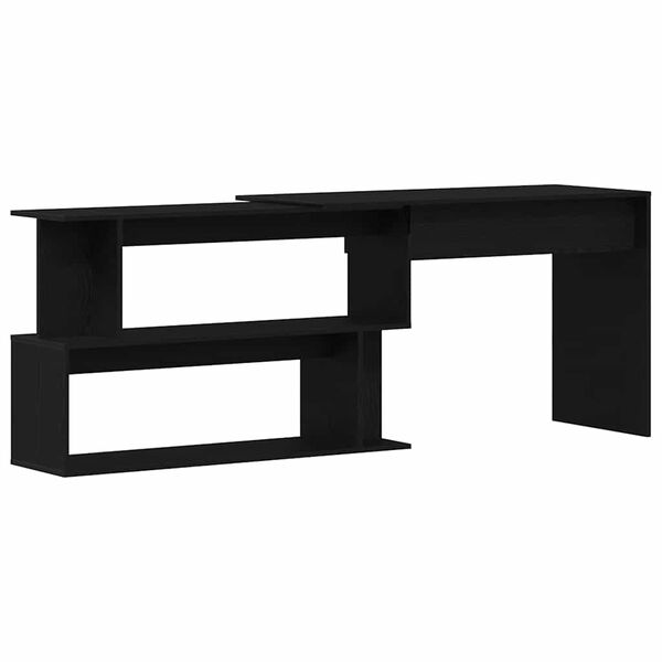 vidaXL Laud Must tamm 200 x 50 x 76 cm Tehispuit