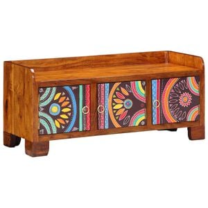 vidaXL Kinga kapp Mitmev&auml;rviline 90 x 35 x 40 cm Tugev akatsiapuu