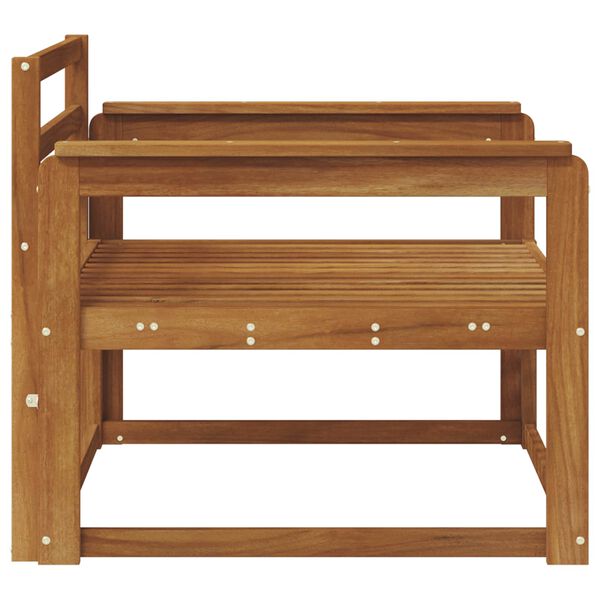 vidaXL V&auml;ljas Keskmine Diivan Tugev akatsiapuu Neutraalne