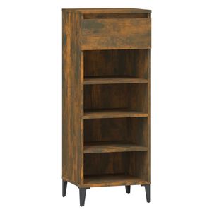 vidaXL kingariiul, suitsutatud tamm, 40x36x105 cm, tehispuit