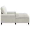 vidaXL Chaise Lounge padjaga cream 91 x 157 x 91 cm Samet
