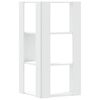vidaXL 3-korruseline raamaturiiul valge 50x50x102 cm tehispuit