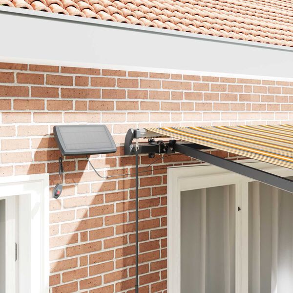 vidaXL K&auml;igukohandatav varikatus Mitmev&auml;rviline 350 x 250 cm kangas