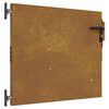 vidaXL aiav&auml;rav 85 x 100 cm corten terasest, puudisainiga