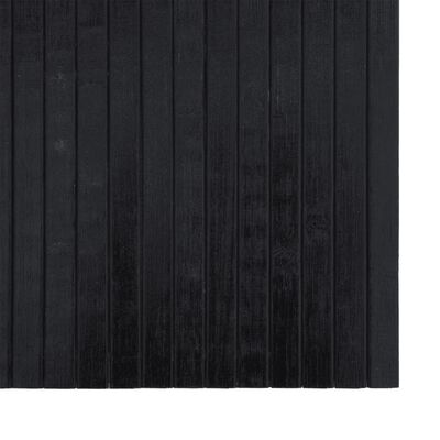 vidaXL vaip, ristkülikukujuline, must, 70 x 400 cm, bambus