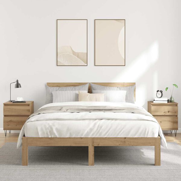 vidaXL &ouml;&ouml;kapid 2 tk Artisan Oak 40x35x50 cm Engineered Wood