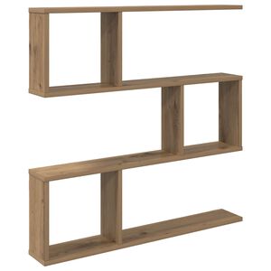 vidaXL Seinariiul Artisan tamm 80 x 12 x 79,5 cm Tehispuit