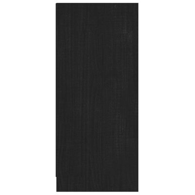 vidaXL puhvetkapp, must, 70x33x76 cm, männipuit