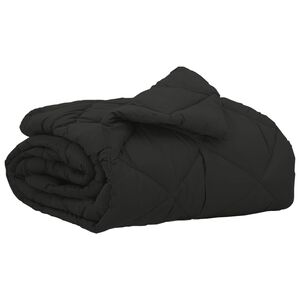 vidaXL Suvised teki Must 200 x 135 cm Mikrokiud