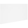 vidaXL voodipeats, valge, 160 x 1,5 x 80 cm, tehispuit