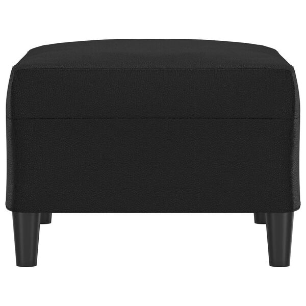 vidaXL jalapink, must, 70 x 55 x 41 cm, kunstnahk