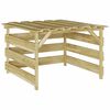 vidaXL Muru niiduki garaaž Pruun 84 x 80 x 56 cm Immutatud kuusk