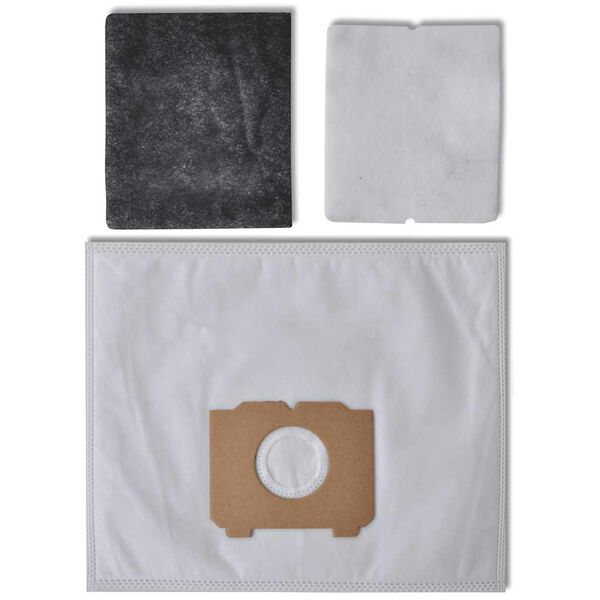 vidaXL 25 tk tolmuimejakotti filtritega AEG, Progress ja Tornado tolmuimejatele