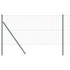 vidaXL Euro Aia P&otilde;hja Kinnitus 25 x 1,2 m PVC-kaetud teras Roheline