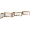 vidaXL Kokkupandav koerte v&auml;rav statiividega 6 pcs Artisan tamm 602 cm