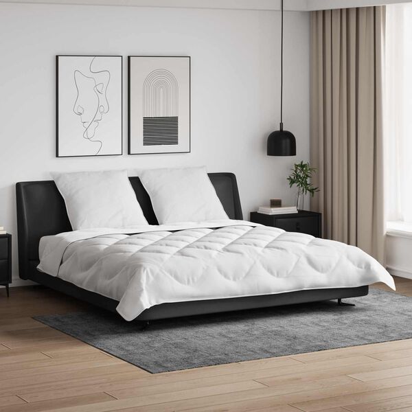 vidaXL Tek padjadega padjaga 3 pcs Valge Mikrofiiber