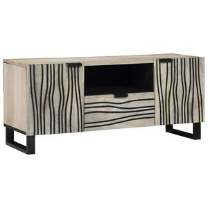 vidaXL TV &Uuml;ksused sahtliga Valge 105 x 33 x 46 cm Tehispuit