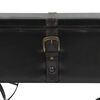 vidaXL ratastega kohvilaud, must, 110 x 52 x 43 cm, tehispuit
