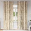 vidaXL Satiinist kardinad kardinatega 2 pcs cream 245 x 140 cm Samet