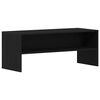 vidaXL telerikapp Must tamm 100x40x40 cm Engineered Wood