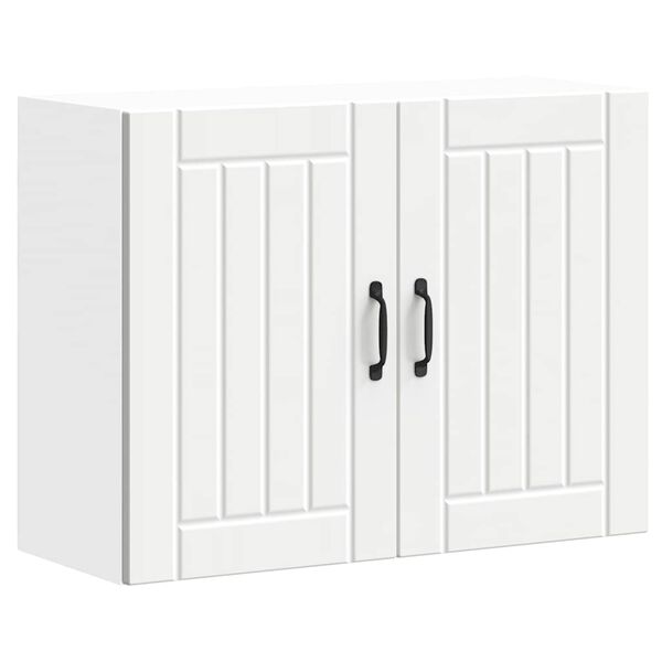 vidaXL k&ouml;&ouml;gi seinakapp Lucca, valge, tehispuit