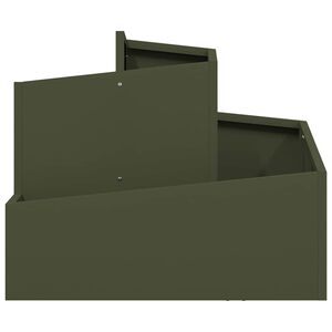 vidaXL Aia istutuspot K&uuml;pset roheline 60 x 60 x 50 cm