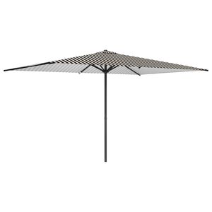 vidaXL Aedapara 200 x 300 cm Pol&uuml;ester Ristk&uuml;lik Must ja Valge