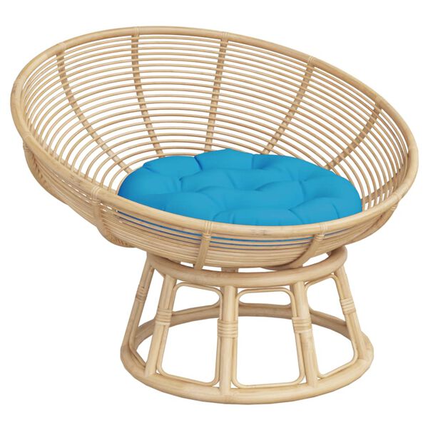 vidaXL &uuml;mmargune istmepadi, helesinine, &Oslash;60 x11 cm, oxford kangas