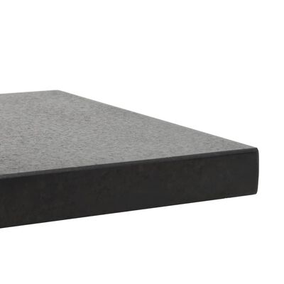 vidaXL päevavarju alus graniit 28,5 kg, ruudukujuline, must