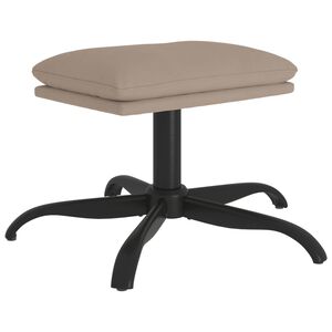 vidaXL jalapink, helehall, 60x60x36 cm, mikrofiiber kangas