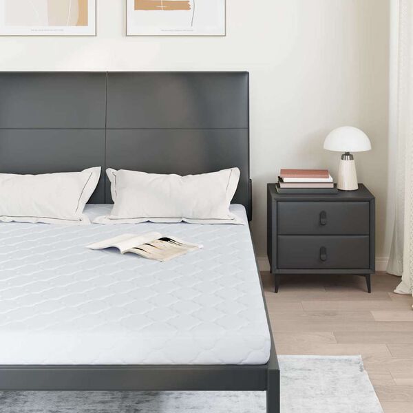 vidaXL Madrats Valge 140 x 190 cm Žakaarkangas