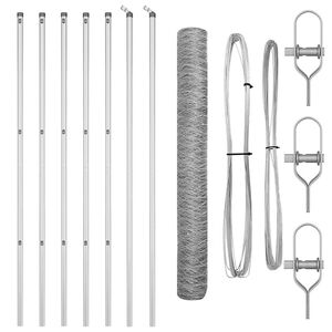 vidaXL Aiapost H&otilde;bedane 10 x 1,4 m (50 mm mesh) Teras